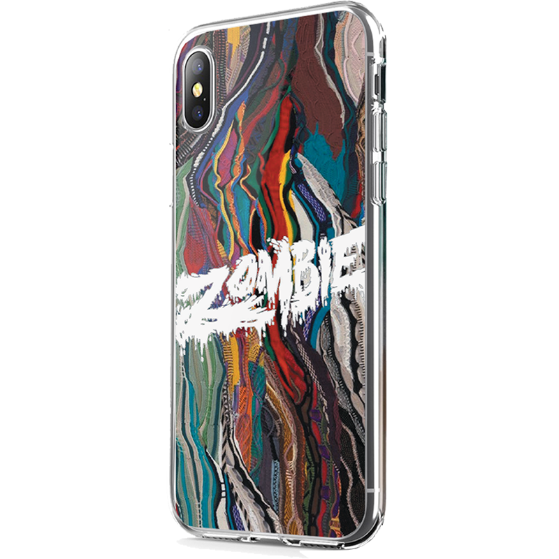 Zombie - iPhone X Carcasa Transparenta Silicon