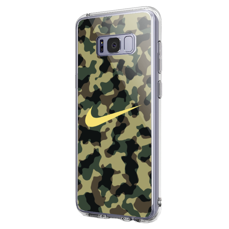 Camo Nike - Samsung Galaxy S8 Plus Carcasa Transparenta Silicon
