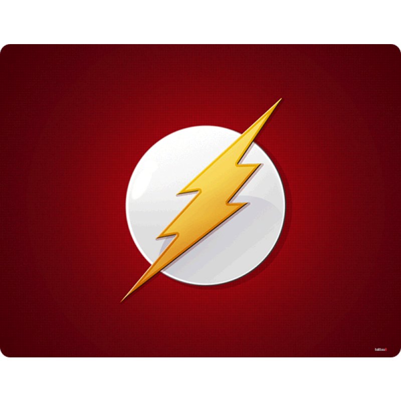 Flash Logo - iPhone 6 Plus Carcasa TPU Premium Neagra