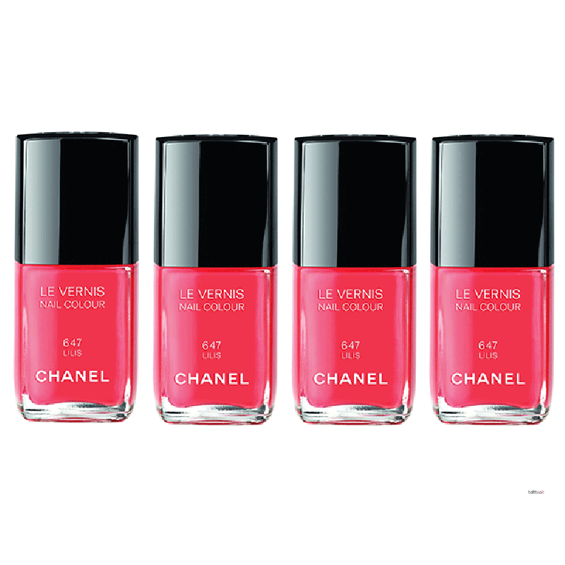 Chanel Lilis Nail Polish - Samsung Galaxy S4 Carcasa Transparenta Silicon