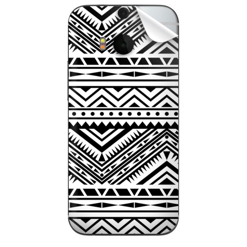 Tribal Black & White - HTC One M8 Skin