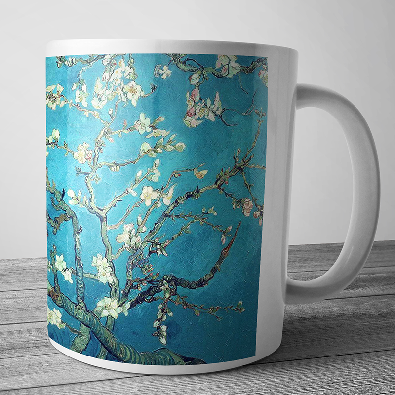 Cana personalizata - Van Gogh - Branches with Almond Blossom