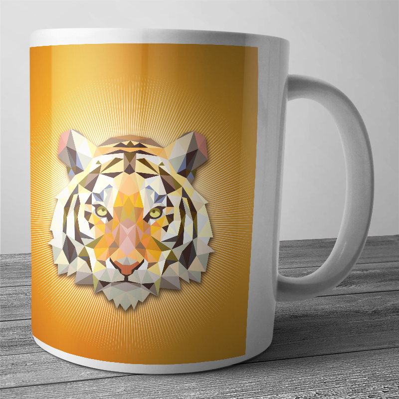 Cana personalizata - Tiger