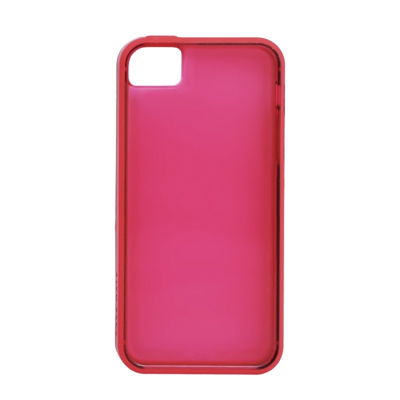 Case Mate Haze - iPhone 5/5S/SE Carcasa TPU Hard Rubber Rosu
