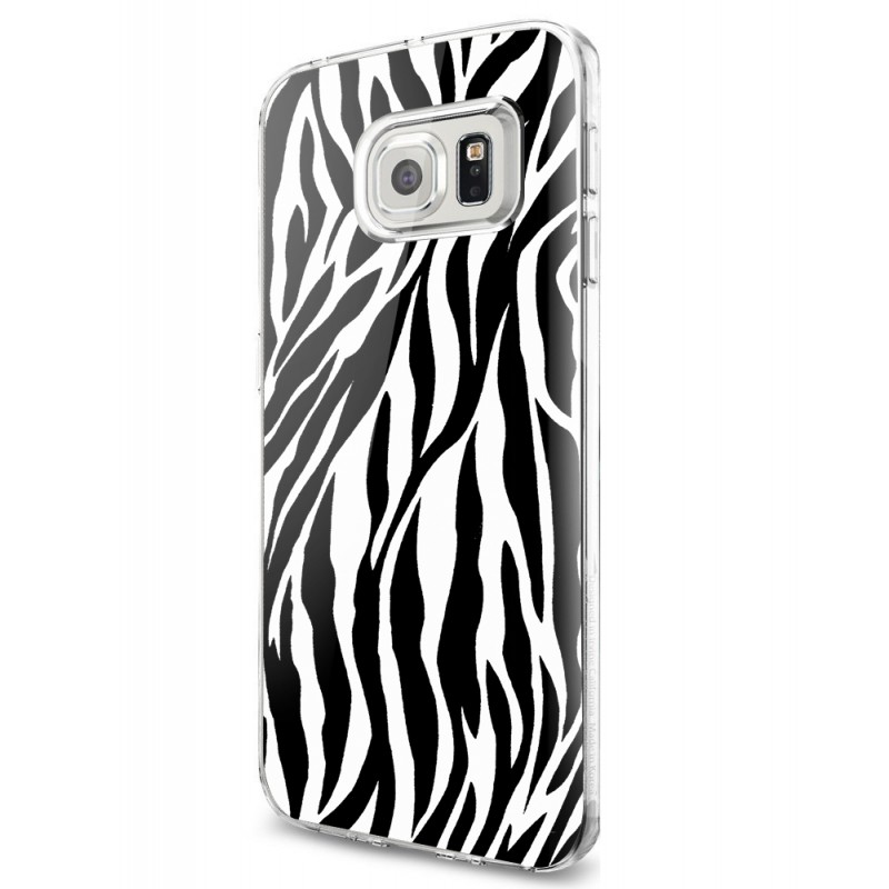 Zebra Labyrinth - Samsung Galaxy S7 Edge Carcasa Silicon 