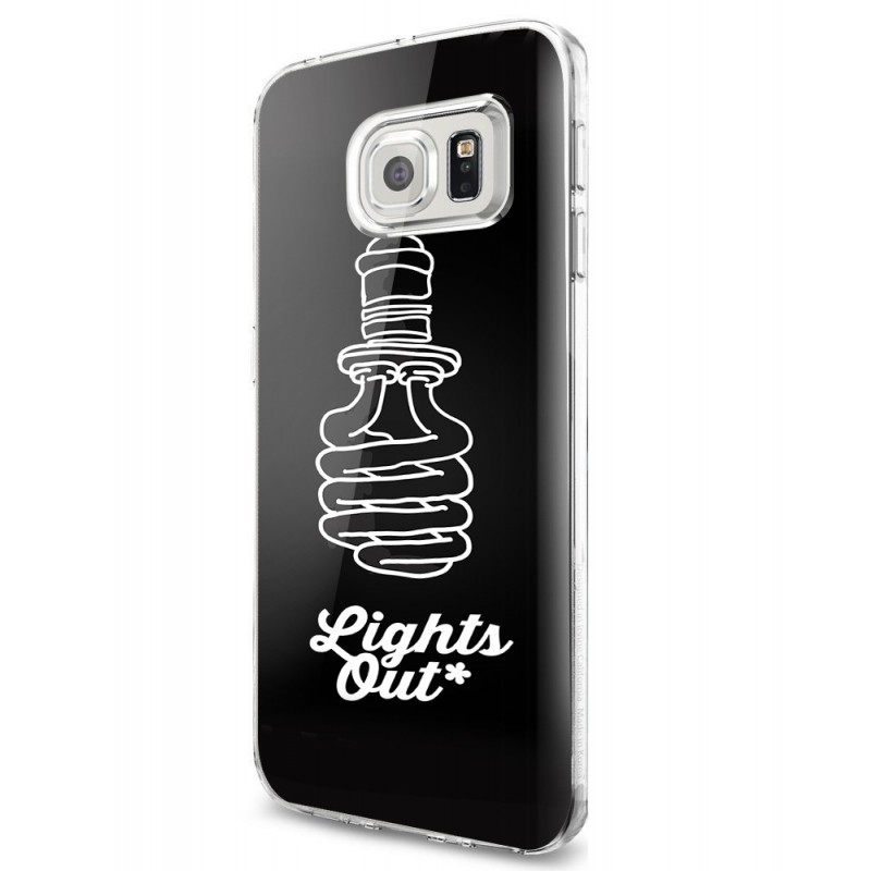 Lights Out - Samsung Galaxy S7 Carcasa Silicon
