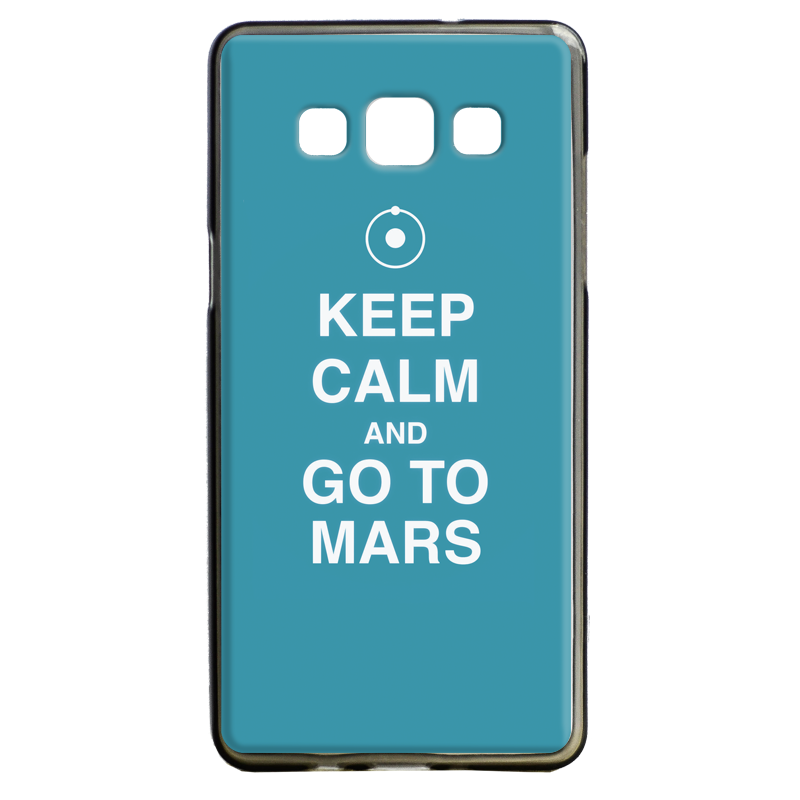 Keep Calm and Go to Mars - Samsung Galaxy A5 Carcasa Silicon
