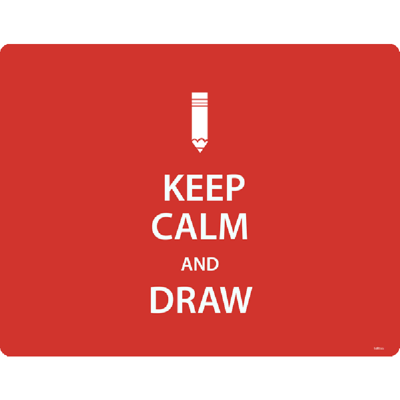 Keep Calm and Draw - Skin Telefon