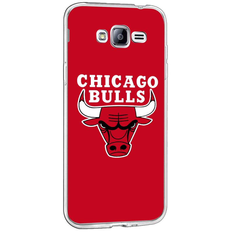 Chicago Bulls - Samsung Galaxy J3 Carcasa Transparenta Silicon