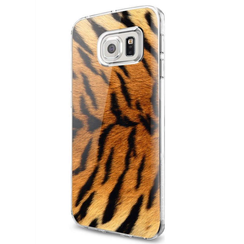 Tiger Fur - Samsung Galaxy S7 Edge Carcasa Silicon