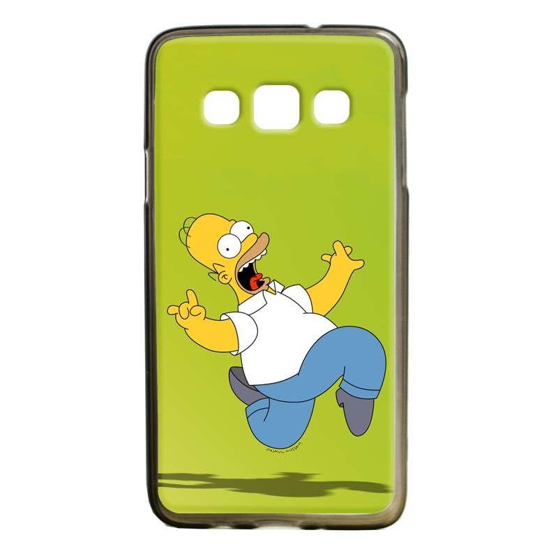 Homer - Samsung Galaxy A3 Carcasa Silicon Premium