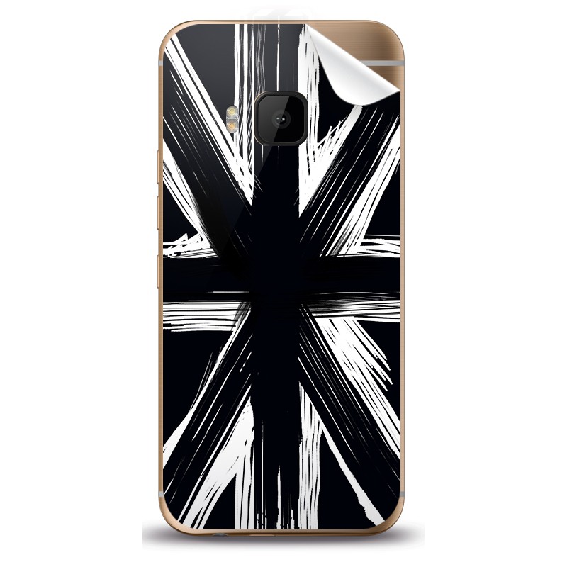 Black UK Flag - HTC One M9 Skin