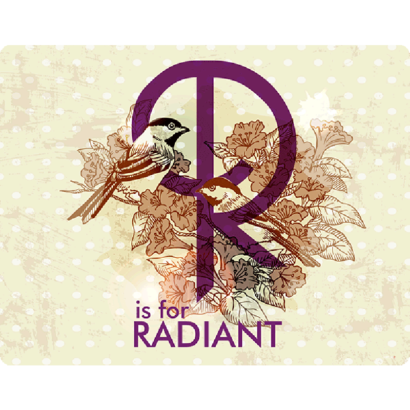 R is for Radiant - iPhone 6 Plus Skin