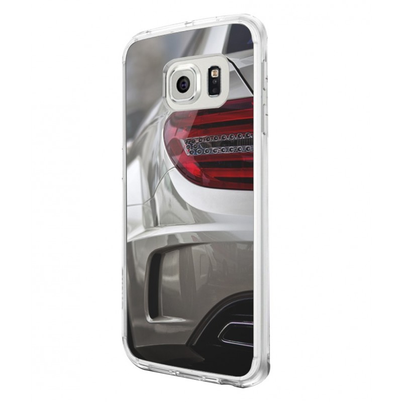 Mercedes C63 - Samsung Galaxy S6 Edge Carcasa Silicon Premium