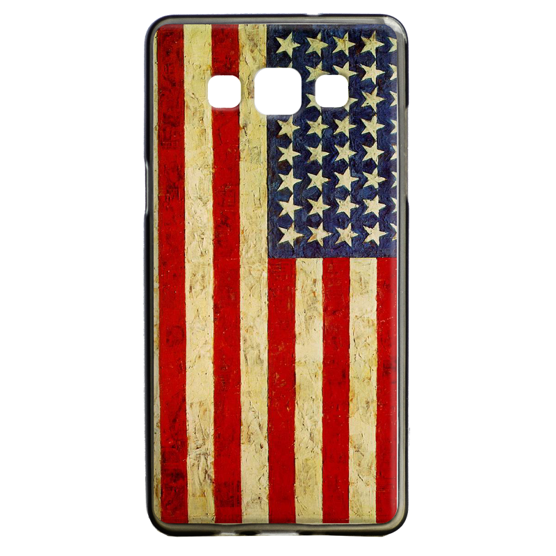 American Flag - Samsung Galaxy A5 Carcasa Silicon