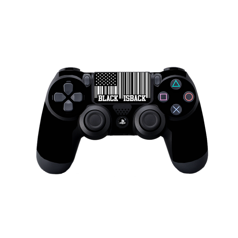 Black is Back - PS4 Dualshock Controller Skin