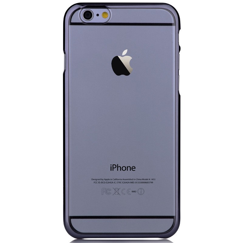 Glimmer Gun Black - Devia Carcasa iPhone 6 Plus (rama electroplacata)