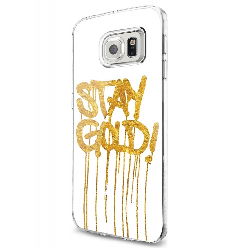 Stay Gold - Samsung Galaxy S7 Carcasa Silicon