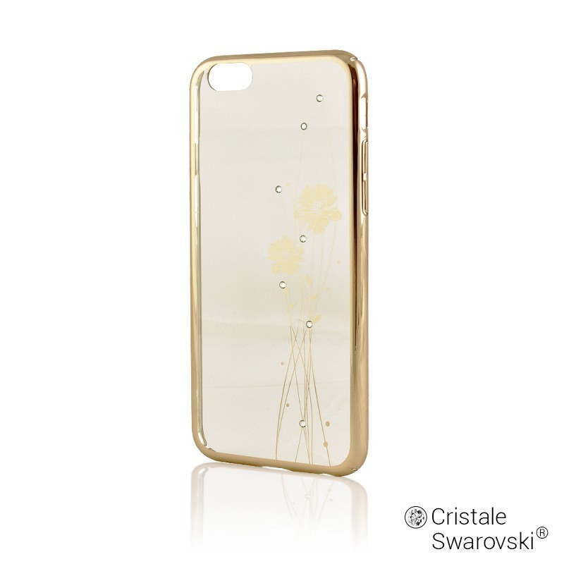Crystal Ballet Champagne Gold - Comma Carcasa iPhone 6/6S (electroplacat, protectie 360°)