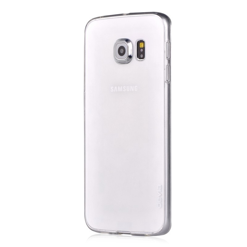 Naked Crystal Clear - Devia Samsung Galaxy S6 Edge Plus Carcasa Silicon Transparent (0.5mm)