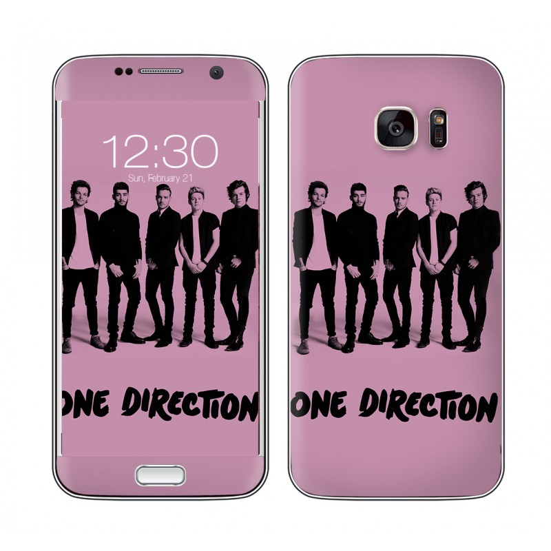 Vintage Poster One Direction - Samsung Galaxy S7 Skin