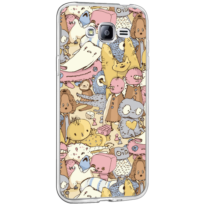 Animals - Samsung Galaxy J3 Carcasa Transparenta Silicon