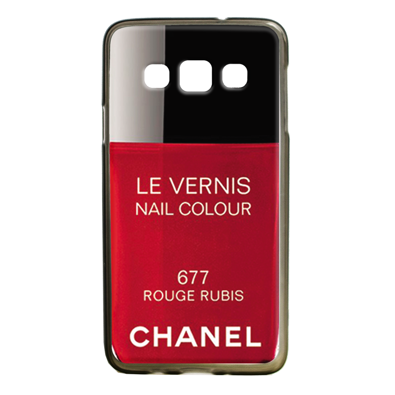 Chanel Rouge Rubis Nail Polish - Samsung Galaxy A3 Carcasa Silicon Premium
