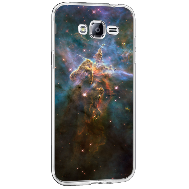 Stand Up for the Stars - Samsung Galaxy J3 Carcasa Transparenta Silicon