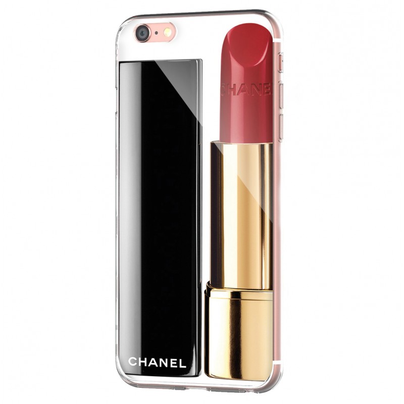 Chanel Lipstick - iPhone 6 Carcasa Transparenta Silicon