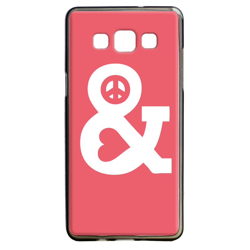 Peace & Love - Samsung Galaxy A5 Carcasa Silicon