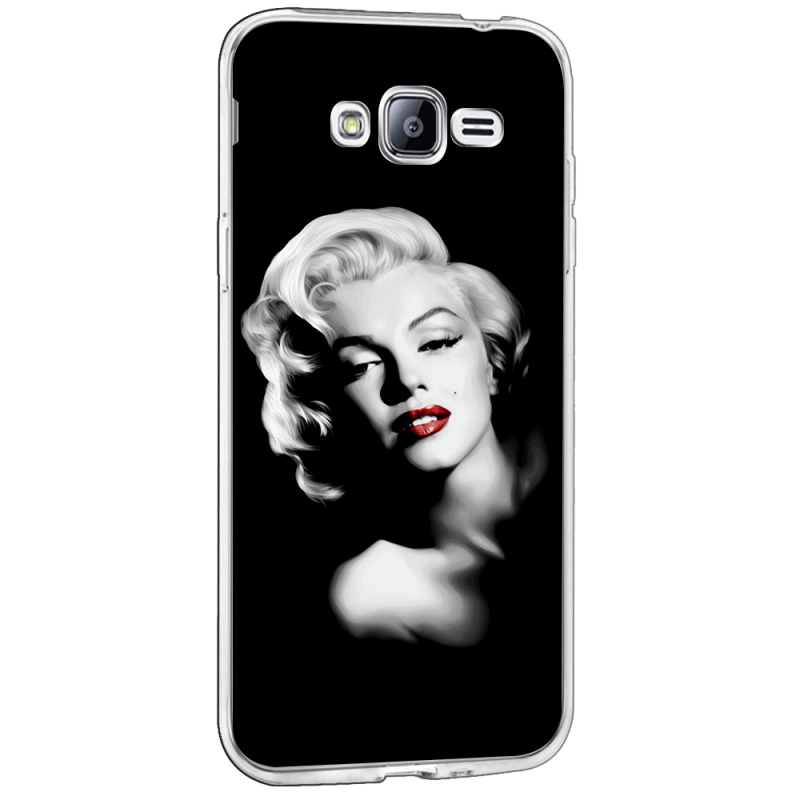 Marilyn - Samsung Galaxy J3 Carcasa Transparenta Silicon