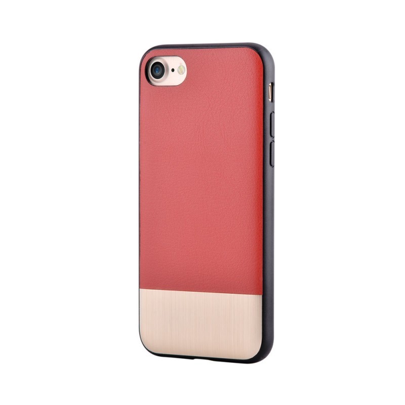 Devia Commander Red - iPhone 7 / iPhone 8 Carcasa (protectie 360°, margini flexibile)