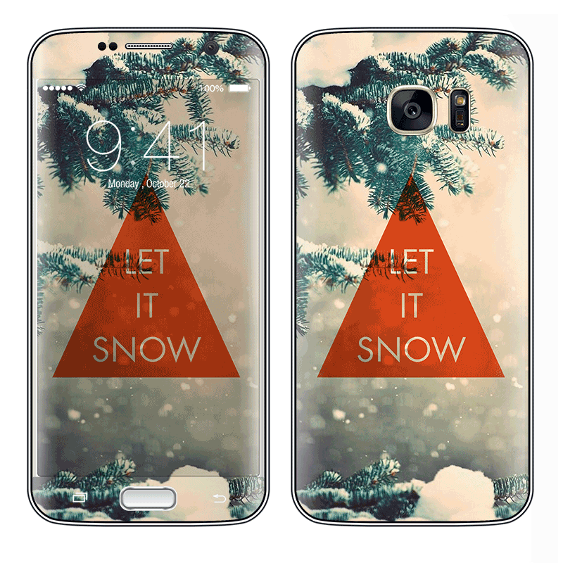 Let it Snow - Samsung Galaxy S7 Edge Skin  