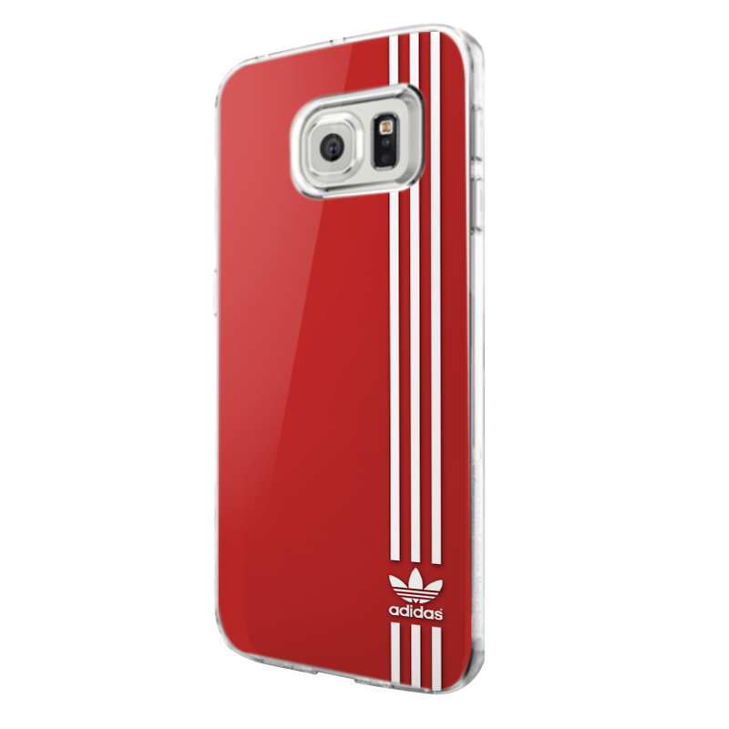 Red Adidas - Samsung Galaxy S7 Edge Carcasa Silicon