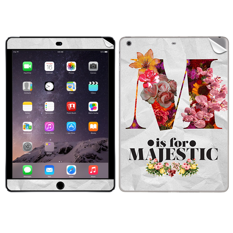 M is for Majestic 2 - Apple iPad Air 2 Skin