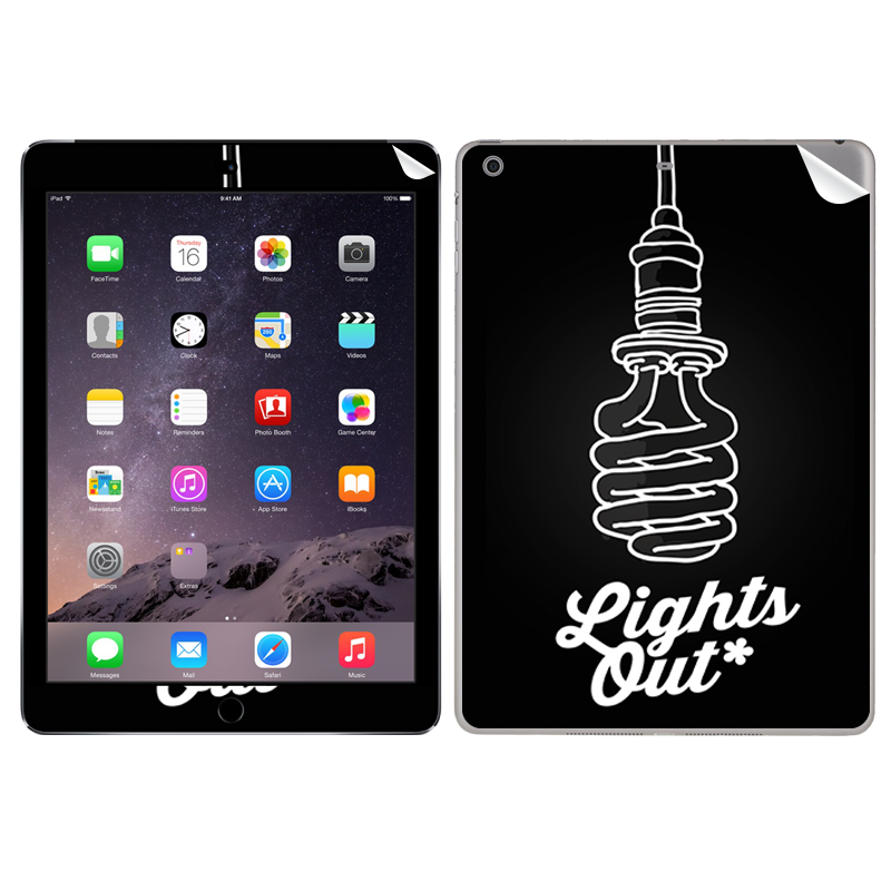 Lights Out - Apple iPad Air 2 Skin