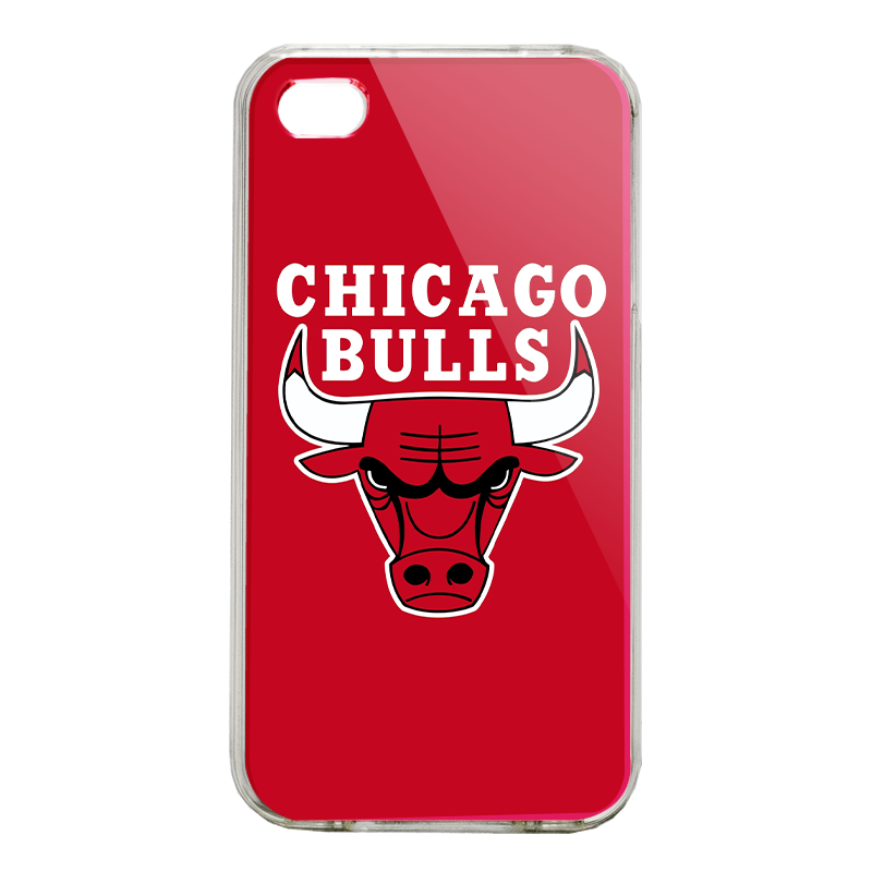 Chicago Bulls - iPhone 4/4S Carcasa Alba/Transparenta Plastic