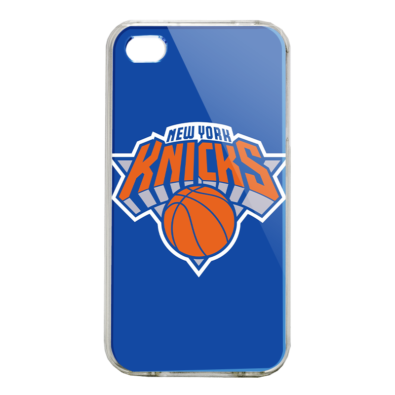 New York Knicks - iPhone 4/4S Carcasa Alba/Transparenta Plastic