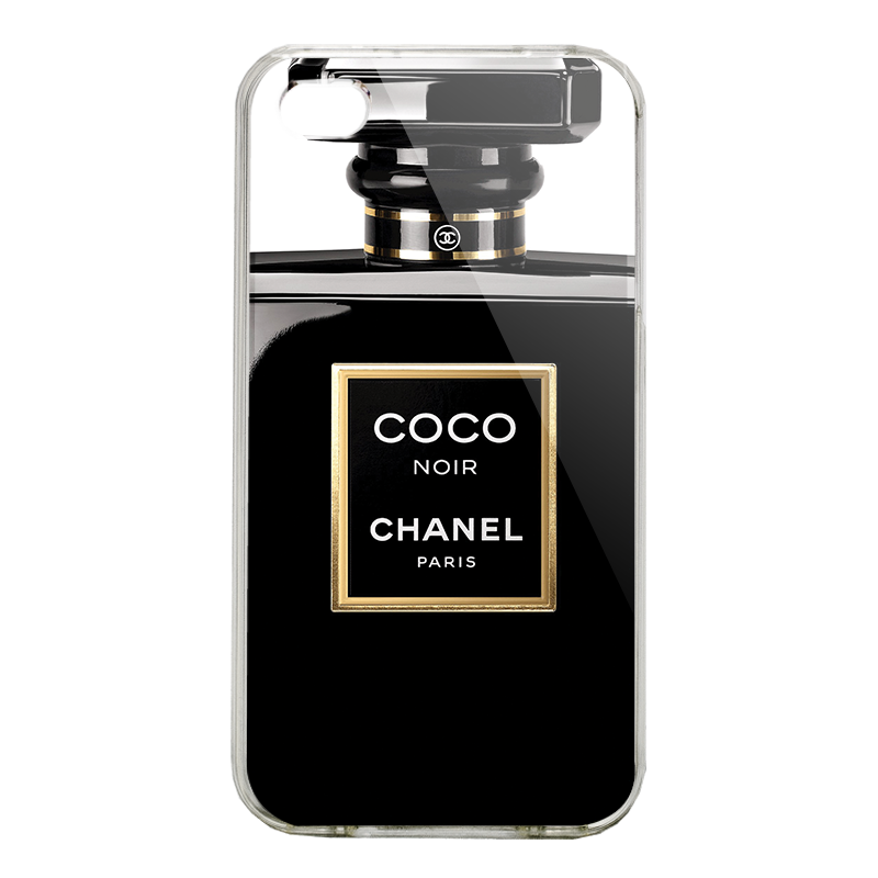 Coco Noir Perfume - iPhone 4/4S Carcasa Alba/Transparenta Plastic