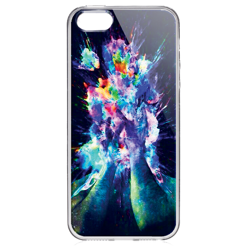 Explosive Thoughts - iPhone 5/5S Carcasa Transparenta Plastic