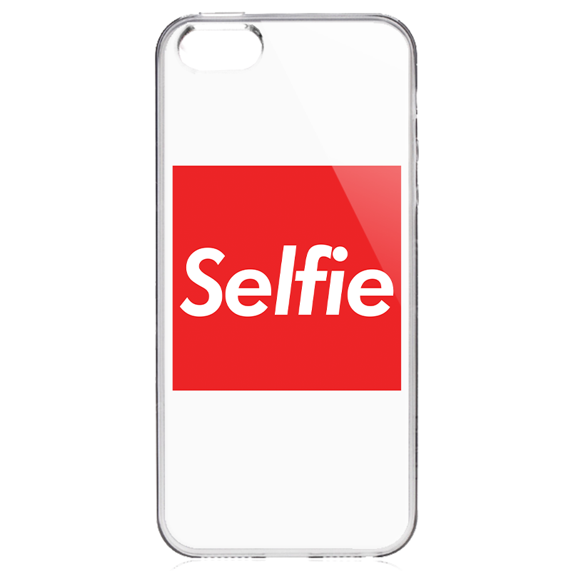 Selfie - iPhone 5/5S Carcasa Transparenta Plastic