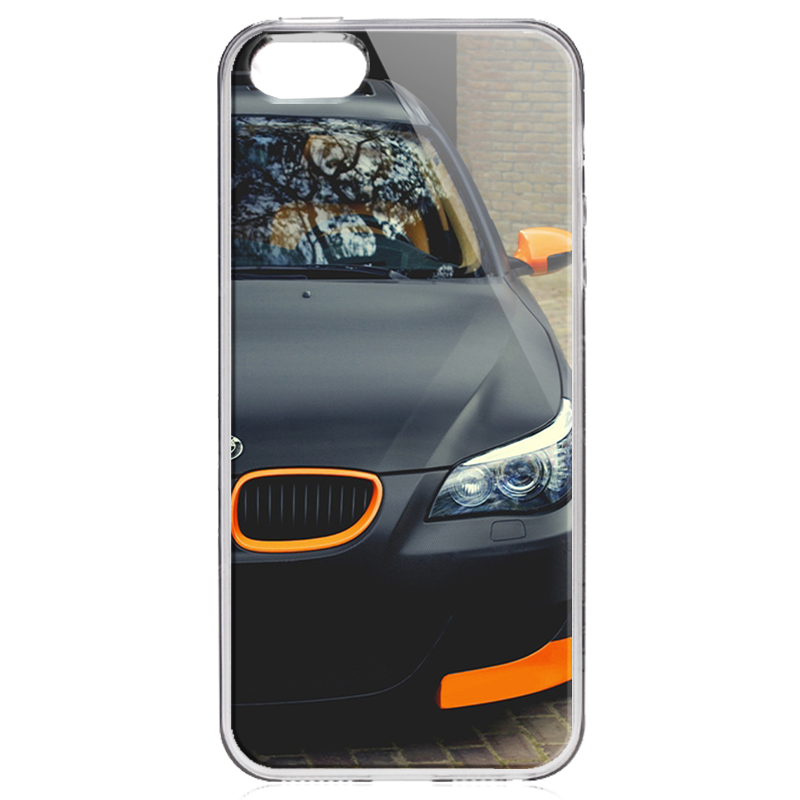 BMW - iPhone 5/5S/SE Carcasa Transparenta Silicon