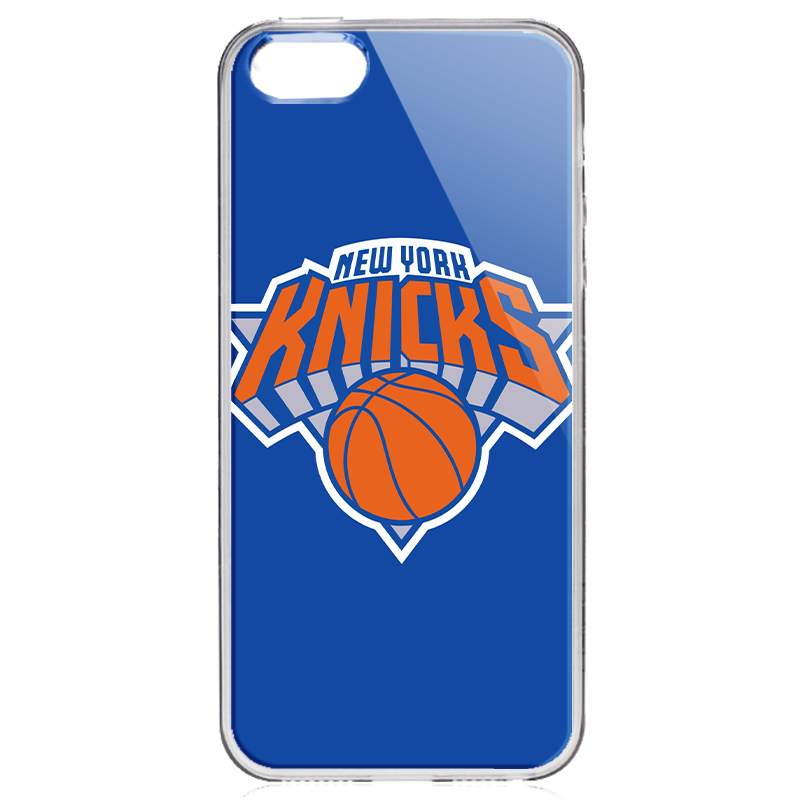 New York Knicks - iPhone 5/5S Carcasa Transparenta Plastic