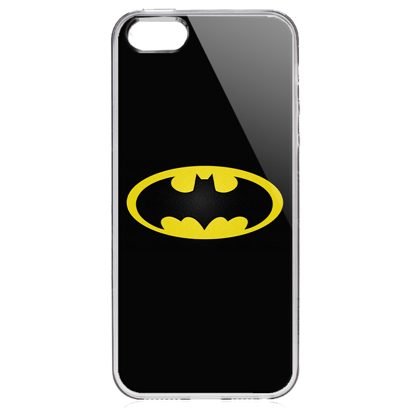 Batman Logo - iPhone 5/5S Carcasa Transparenta Plastic