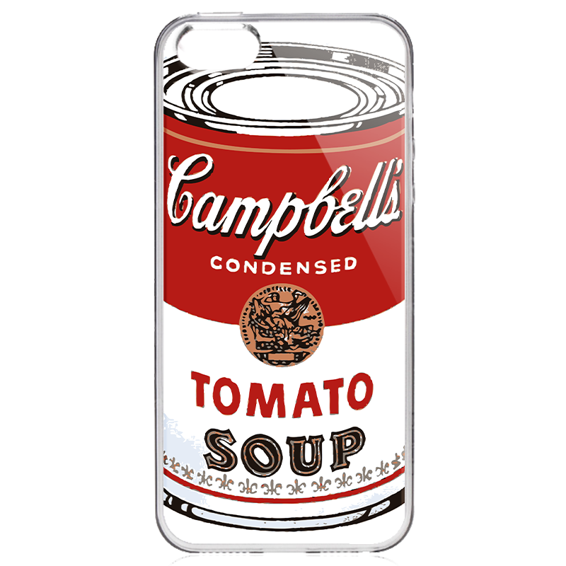 Tomato Soup - iPhone 5/5S/SE Carcasa Transparenta Silicon