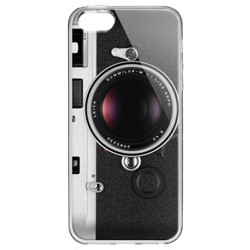 Leica 5 - iPhone 5/5S/SE Carcasa Transparenta Silicon