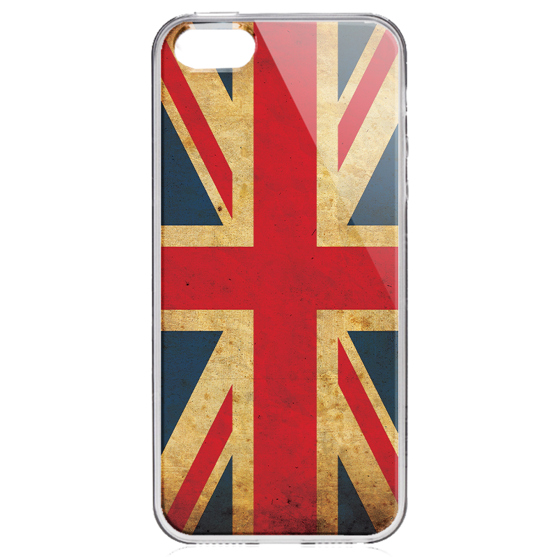 UK - iPhone 5/5S/SE Carcasa Transparenta Silicon