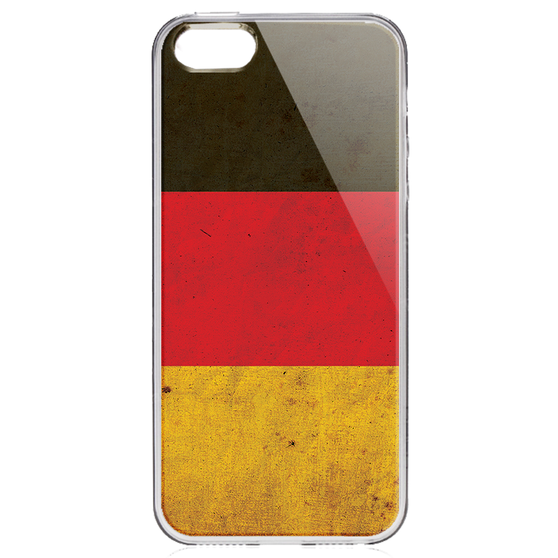 Germania - iPhone 5/5S/SE Carcasa Transparenta Silicon