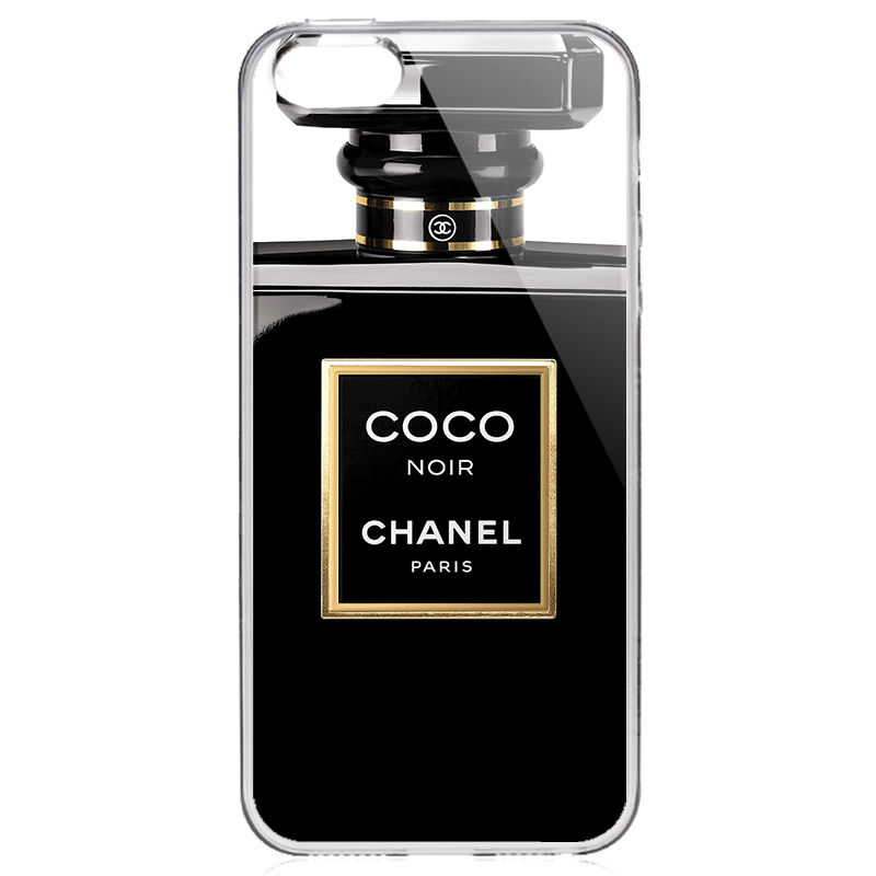 Coco Noir Perfume - iPhone 5/5S/SE Carcasa Transparenta Silicon