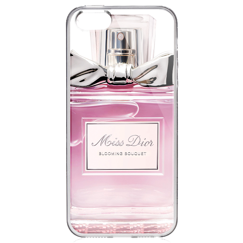 Miss Dior Perfume - iPhone 5/5S/SE Carcasa Transparenta Silicon